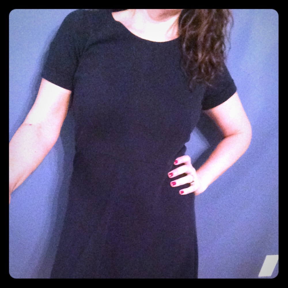 J. Crew fit and flare ponte knit dress